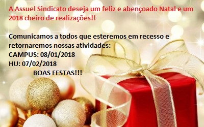Feliz Natal e próspero Ano Novo